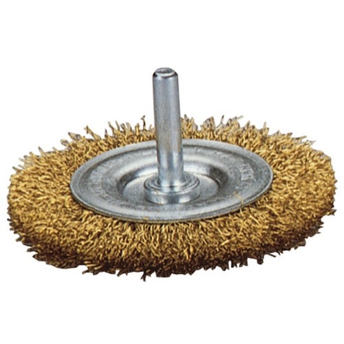 Wolfcraft messingbørste skive 75 mm