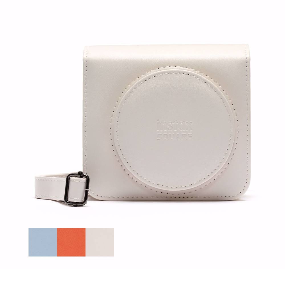 Instax Square SQ1 Case Orange kamerataske med skulderrem - Kamera, Hjemmeelektronik