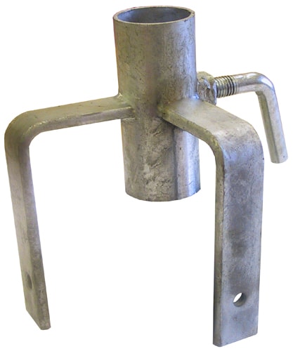 Jumbo hjørne fodsparkholder til murerbukke.Varmgalvaniseret 2200105