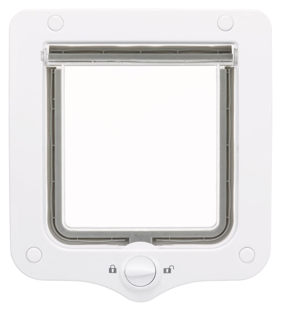 Kattelem 2-vejs, 20*22 cm Hvid