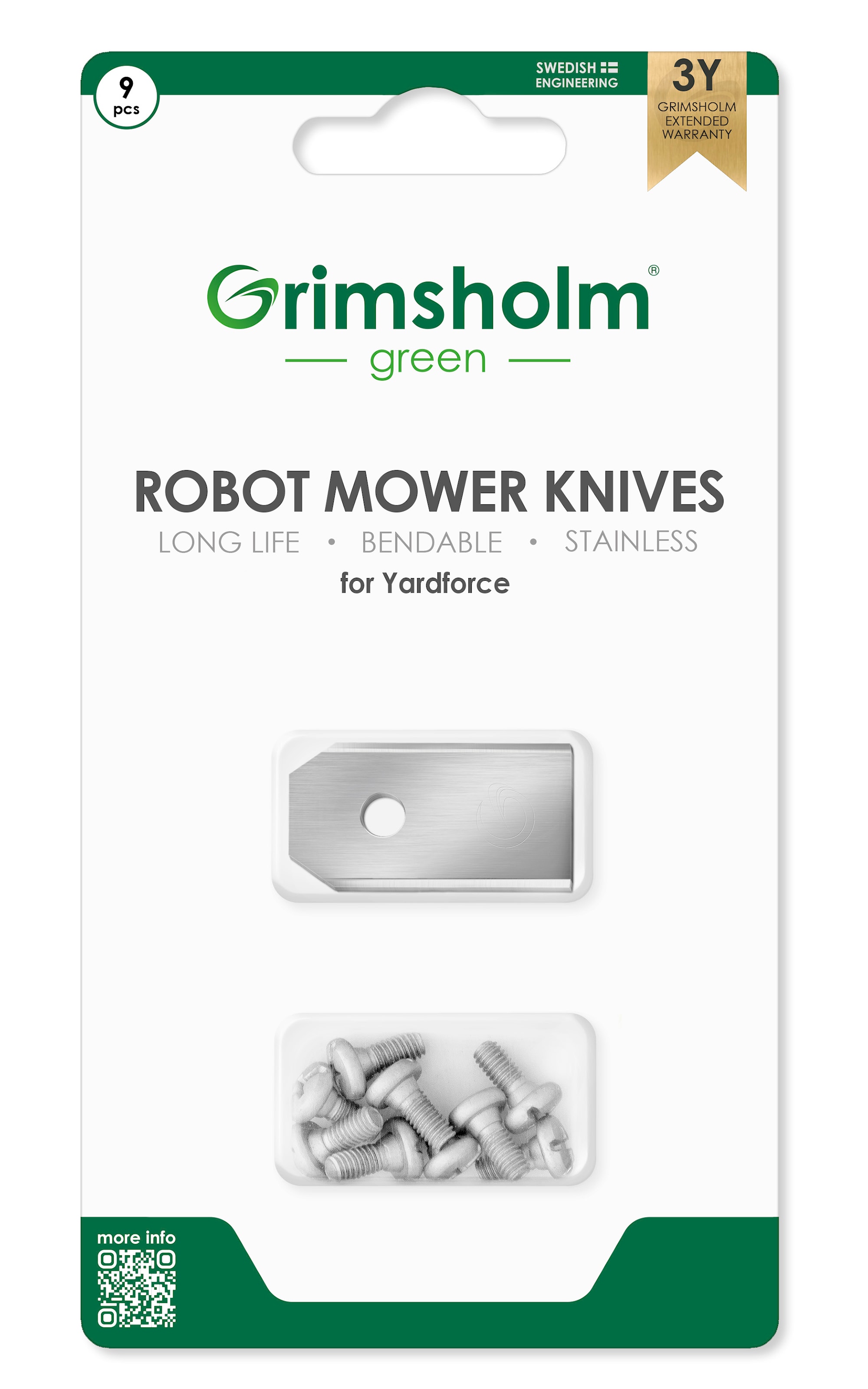 Grimsholm Knive til Yardforce 9 stk