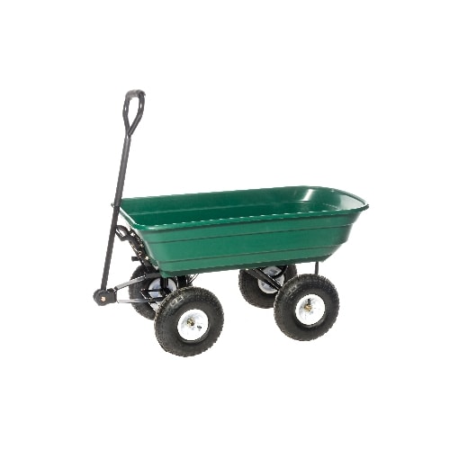 Tarmo Garden trækvogn i grøn plast