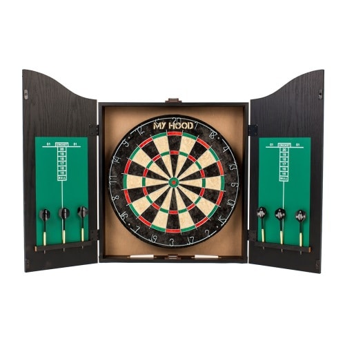 My Hood Home Dart Center Pro Dartsæt Med Dart Skive Og 6 Dartpile ...