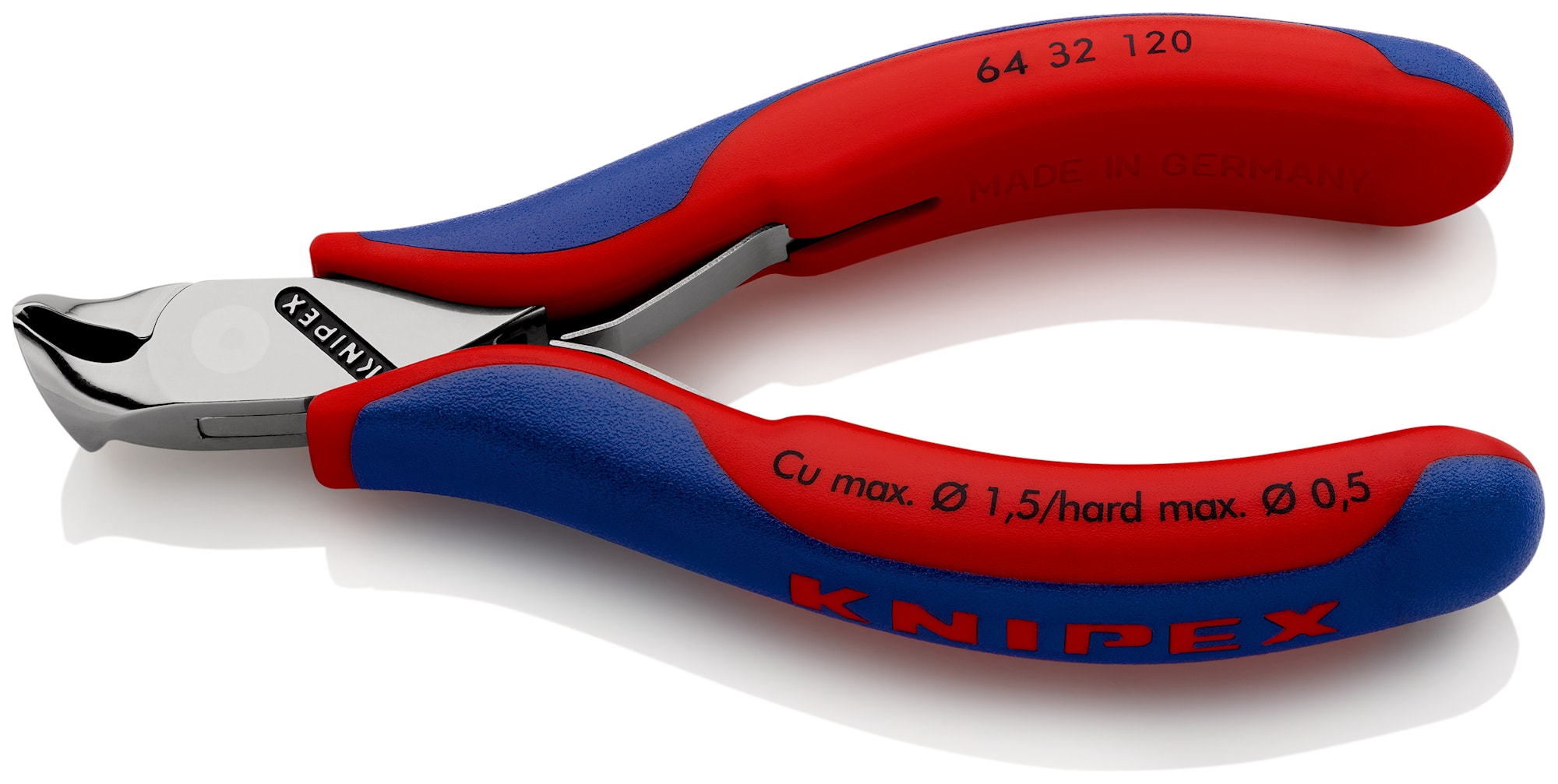Knipex elektronik-forbidetang med flerkomponent greb