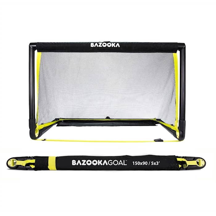 Bazooka Goal fodboldmål, foldbart 150 x 90 cm
