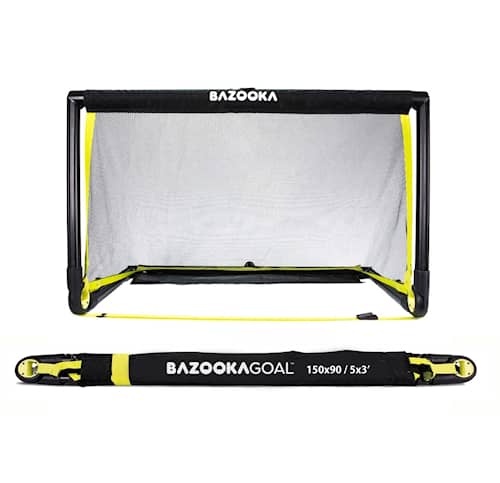 Bazooka Goal fodboldmål, foldbart 150 x 90 cm