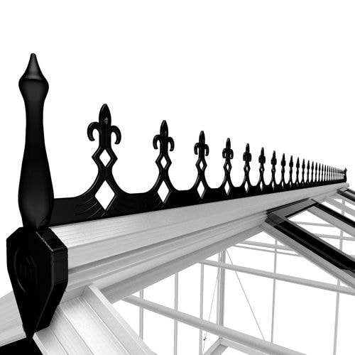 Juliana Gartner tagudsmykning i sort til drivhus