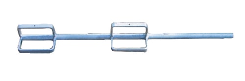 Jumbo hjørne gelænderstolpe til murerbukkeVarmgalvaniseret.2200111