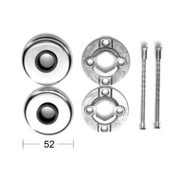 Habo roset oppresset skjult montering rustfri stål