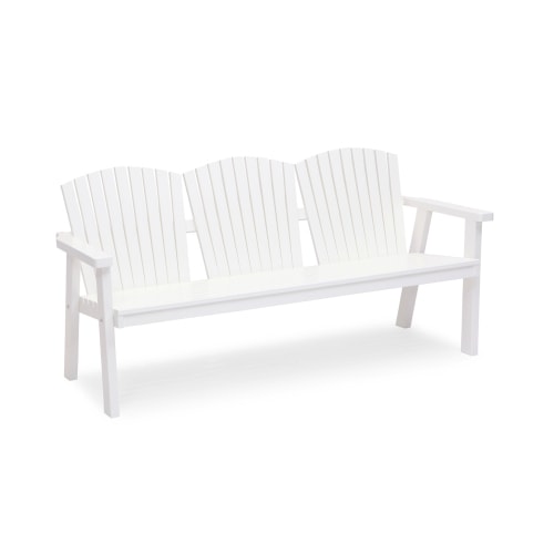 Hillerstorp Solvik havebænk i hvid