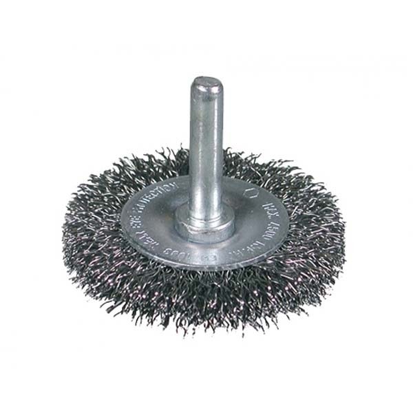 Osborn Cirkulærbørste m/skaftstift 6 mm Rustfri Ståltråd 100 x 10 mm | 0,20 mm