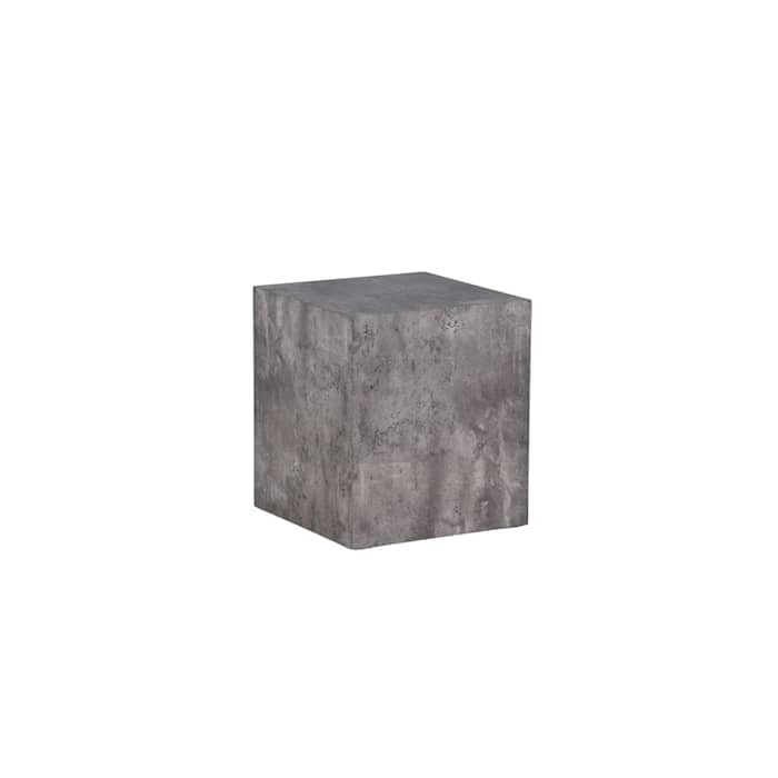 Venture Design York sofabord i mørkegrå marmor-look 40 x 40 x H45 cm