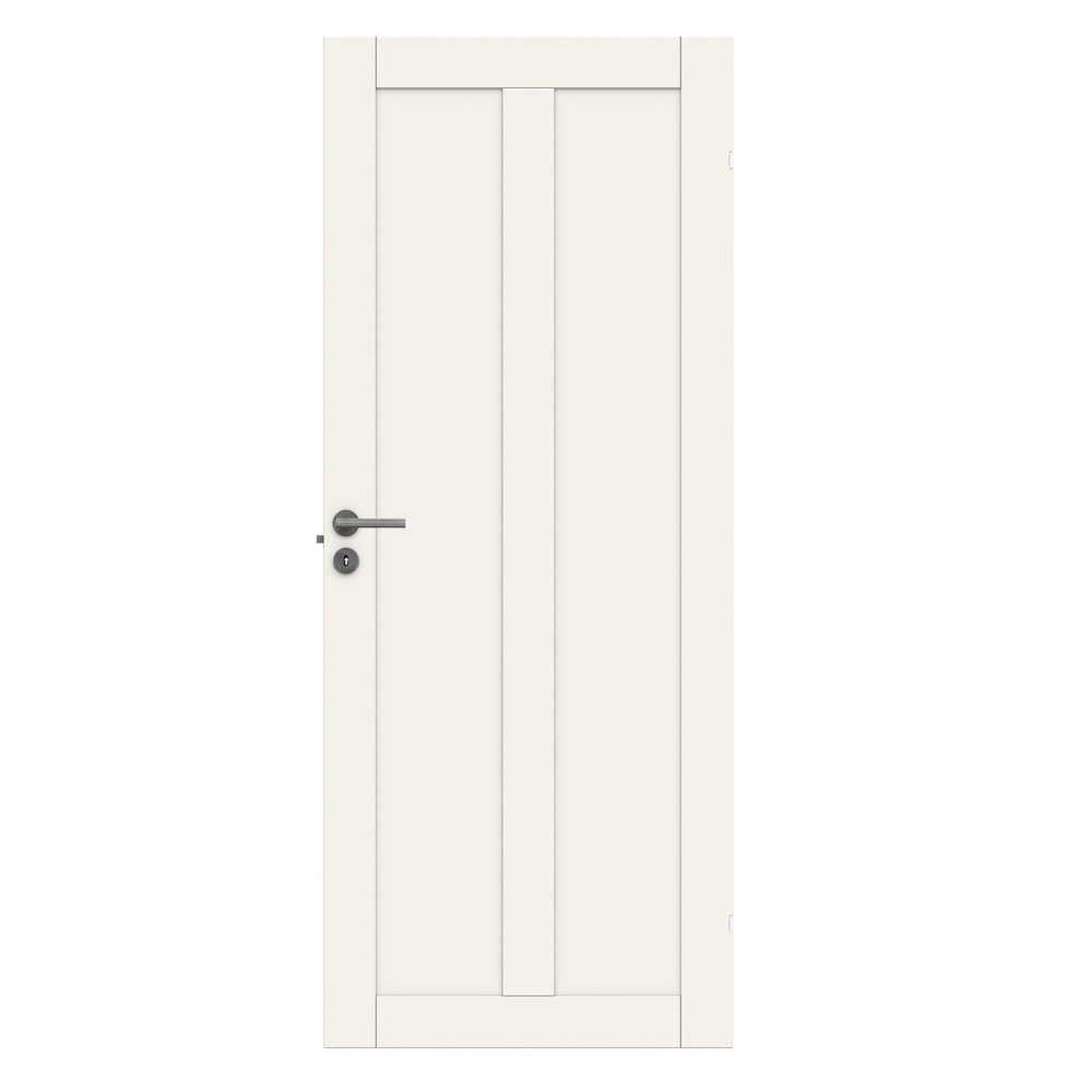 Swedoor Purity 02V 40 mm hvid massiv fyldningsdør 92,5x204 cm (10x21)