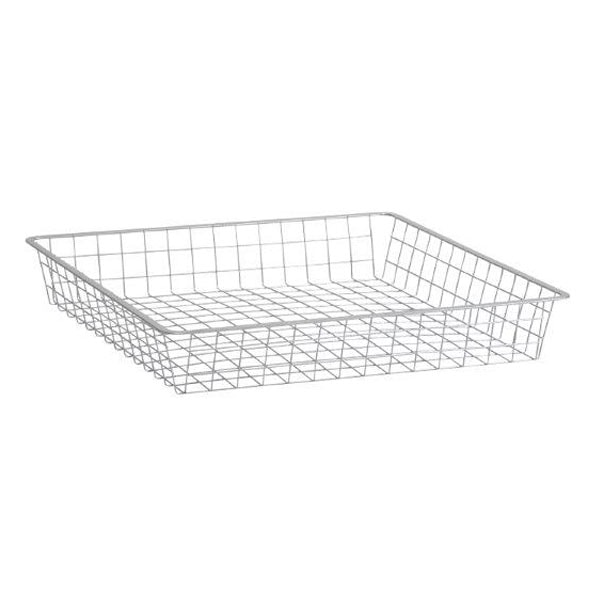 Elfa Standard trådkurv 55 i platin 527 x 85 x 527 mm