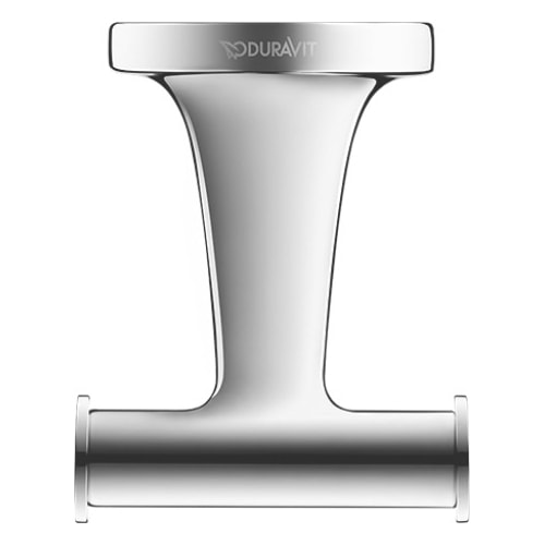 Duravit Starck T dobbelt håndklædekrog i krom