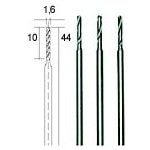 Proxxon spiralbor 1,6 mm. 3 stk.Proxxon nr. 28858