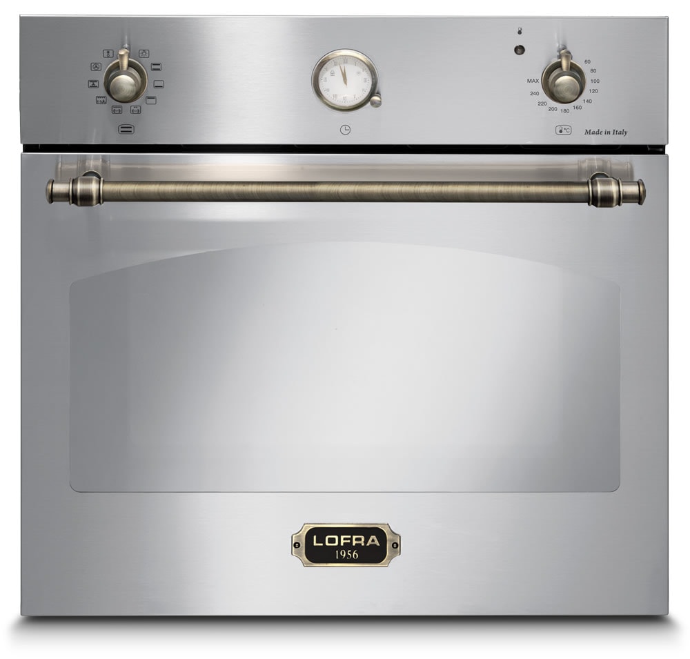 Lofra Dolce Vita indbygningsovn rustfri/bronze 60 cm