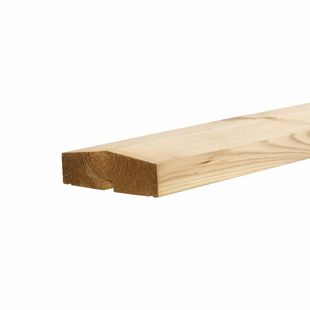 Plus Klink/Plank topafslutning trykimprægneret PEFC 114 x 34 mm Længde 200 cm