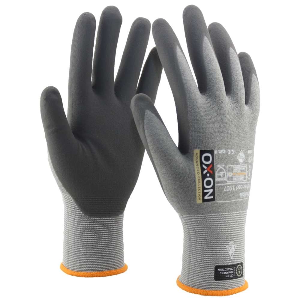 OX-ON Flexible Advanced 1907 ESD arbejdshandsker str. 8