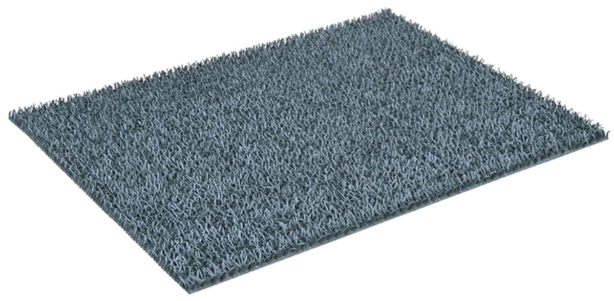 Clean Carpet Finnturf skrabemåtte grå rulle 90 cm x 16 meter