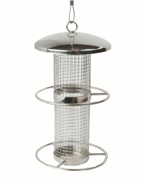 Care Bird foderautomat rustfri til nødder 14 x 26 cm