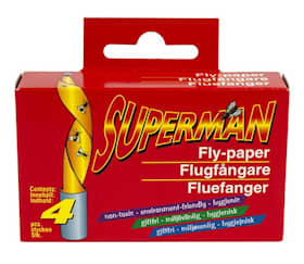 Superman fluefangere 4 stk.