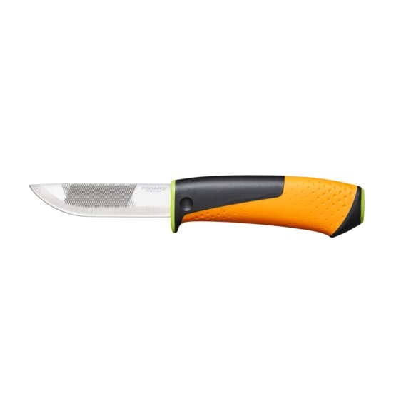Fiskars Hardware universalkniv med knivsliber til hårde materialer