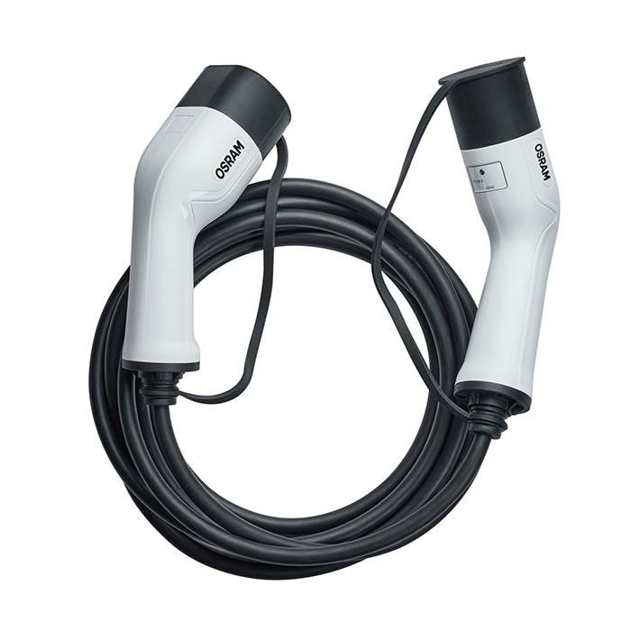 Osram ladekabel type 2 32A 3-faset inkl. taske 5 meter