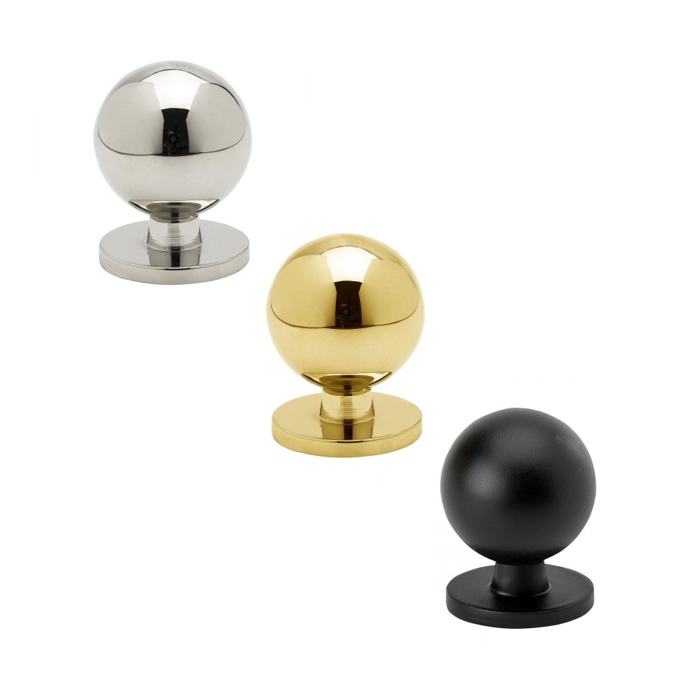 Beslag Design Solliden-25 knop mat sort