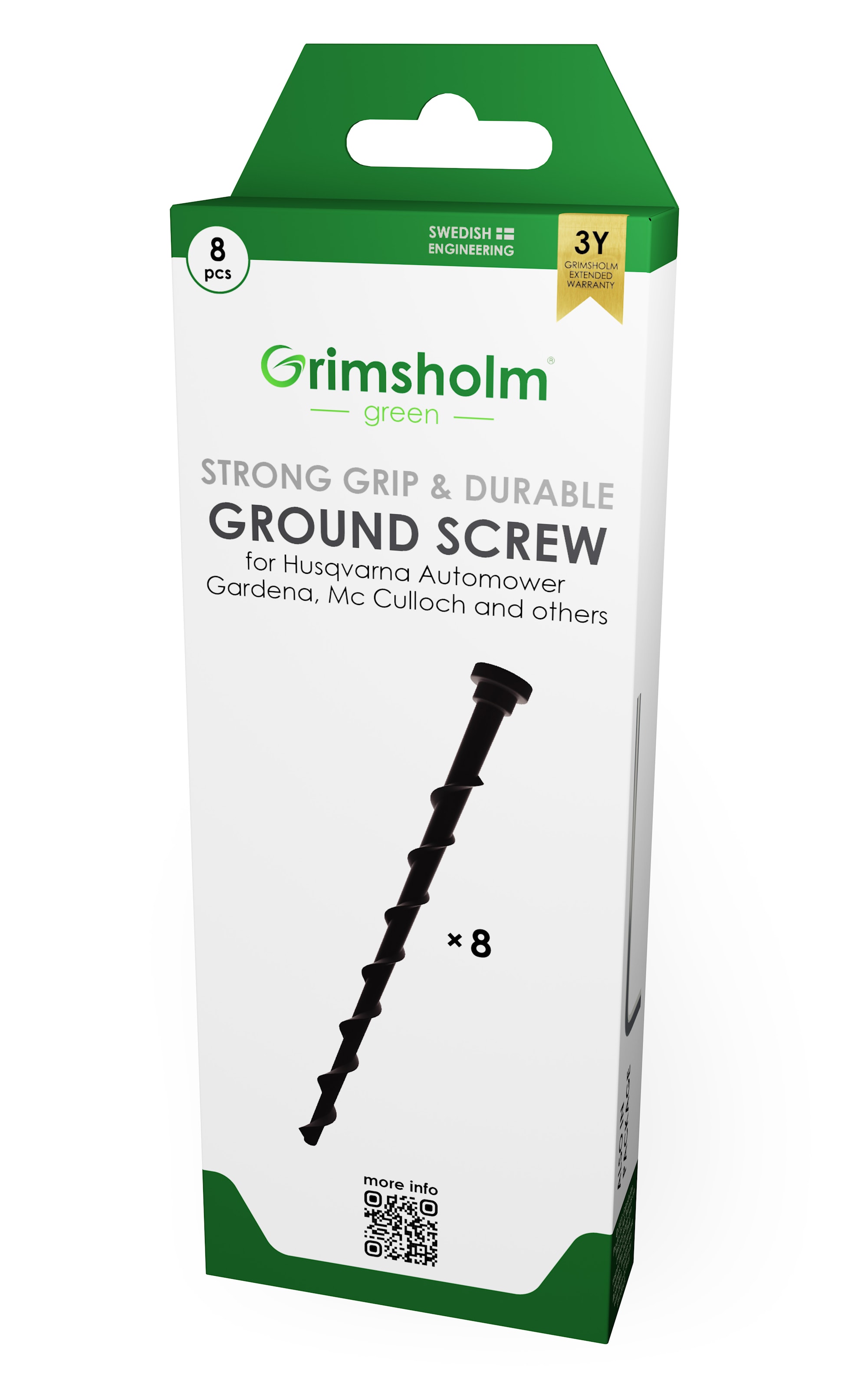 Grimsholm Jordskruv 8-pak