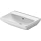 Duravit D-Neo håndvask med overløb til væg hvid højgl. 1 hanehul 600x165x440 mm
