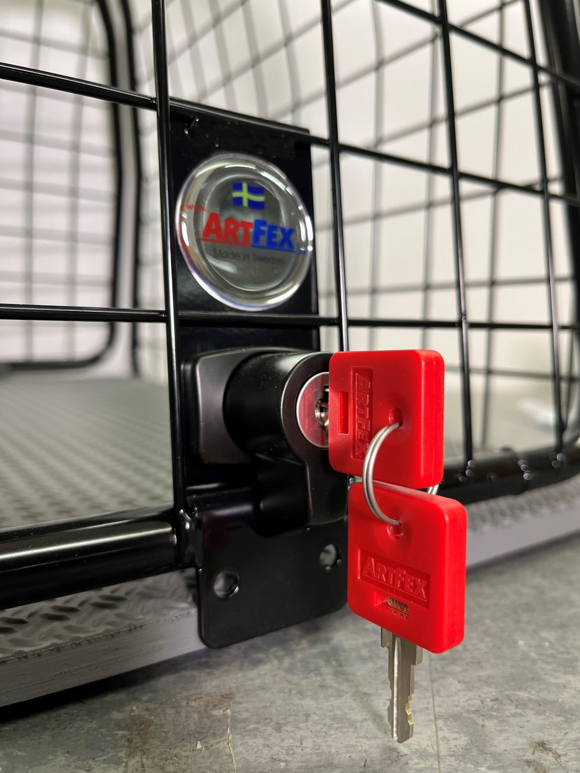 Artfex 123 Cage/Gate Lock incl. 2 Red Keys (gen II)