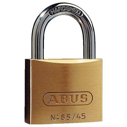 Abus hængelås messing 45 mm.