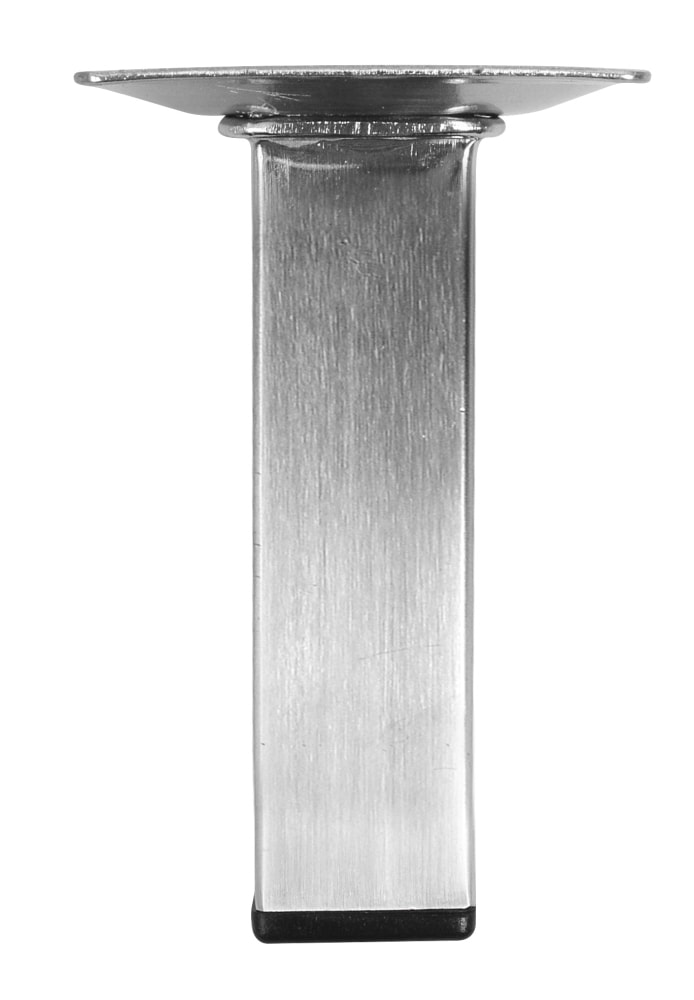Home It® square table leg 24 x 24 mm x 30 cm brushed steel