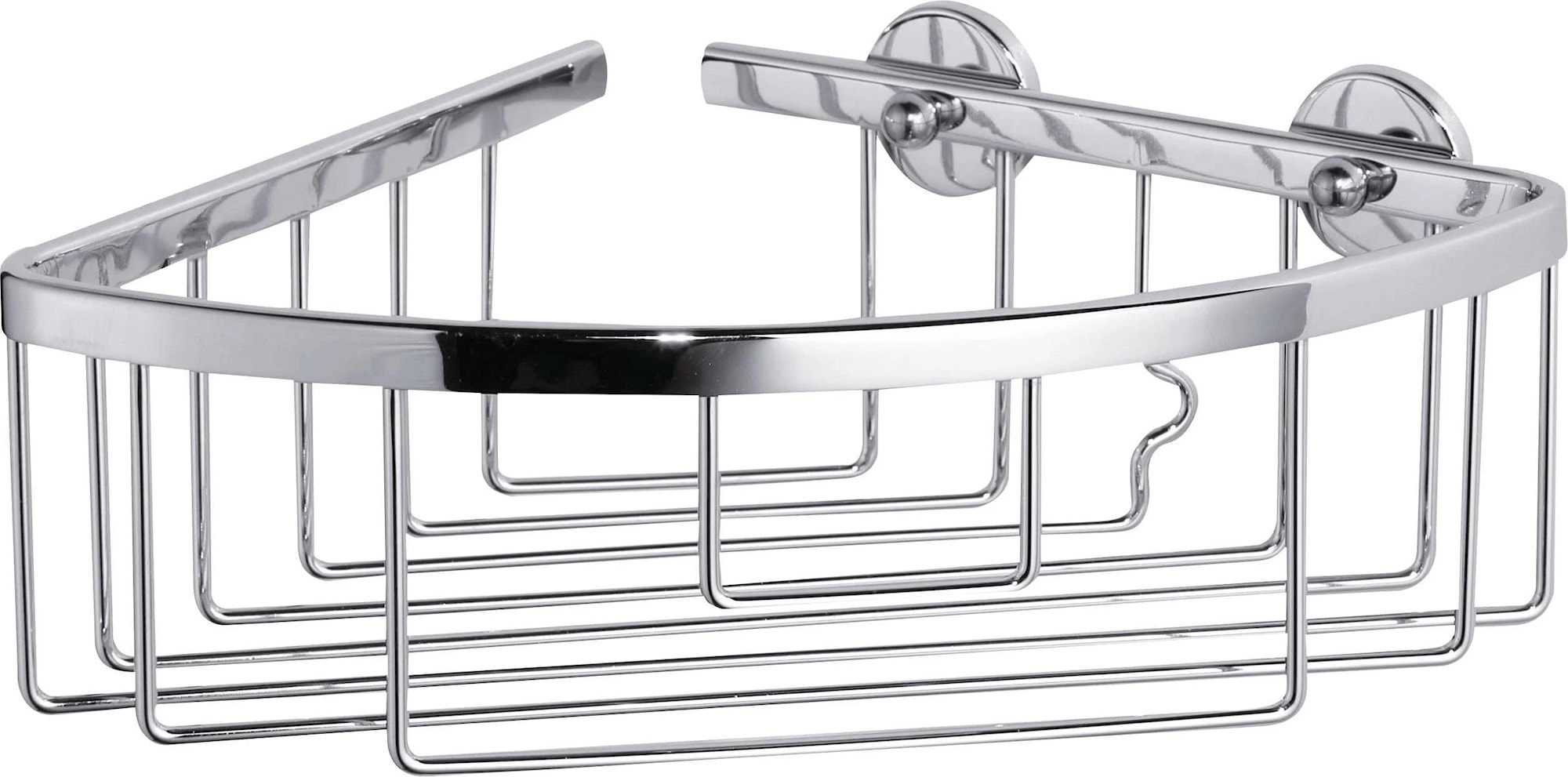 Tesa Aluxx hjørnebrusekurv enkelt, selvklæbende