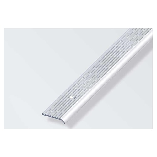 Alfer afslutningsprofil 25 x 6 mm alueloxeret centrerede huller 1 meter