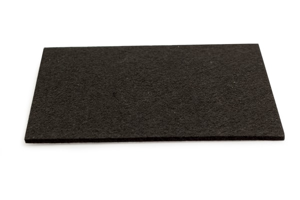 Filtstykke 100x125mm sort sb