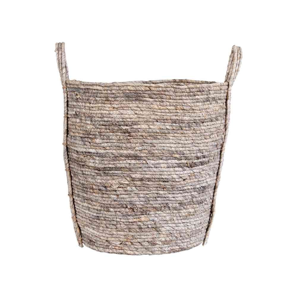 House Nordic Udine kurv i grå majsblade