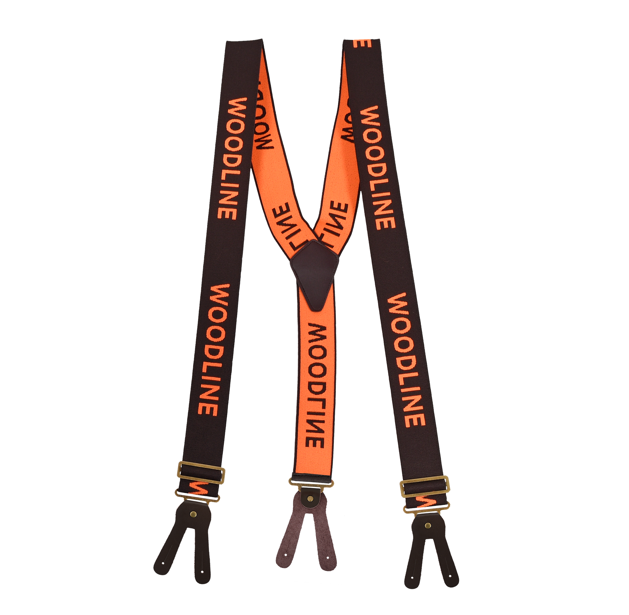 Woodline Seler Strop Brun/Orange 50 mm