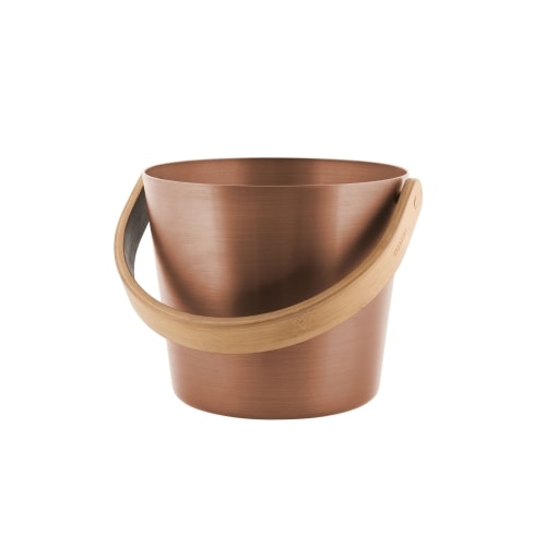 Rento saunaspand i kobber med hank