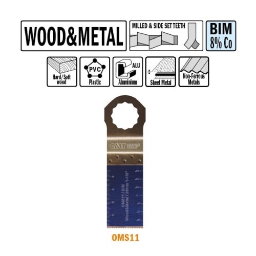 CMT Multicut Supercut BIM klinge til træ og metal 28 mm