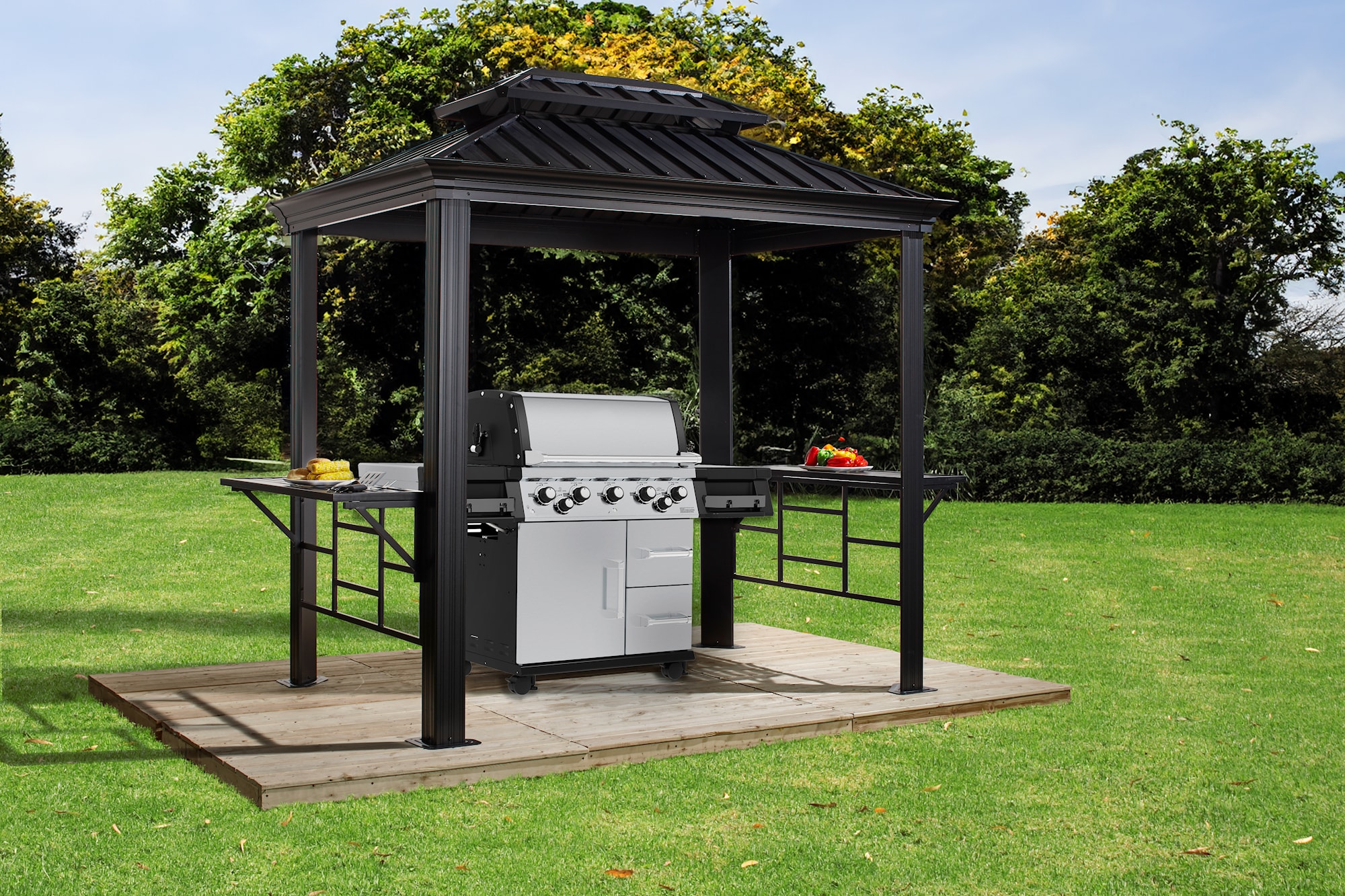 Sojag Messina BBQ pavillon/grillpavillon 6x8