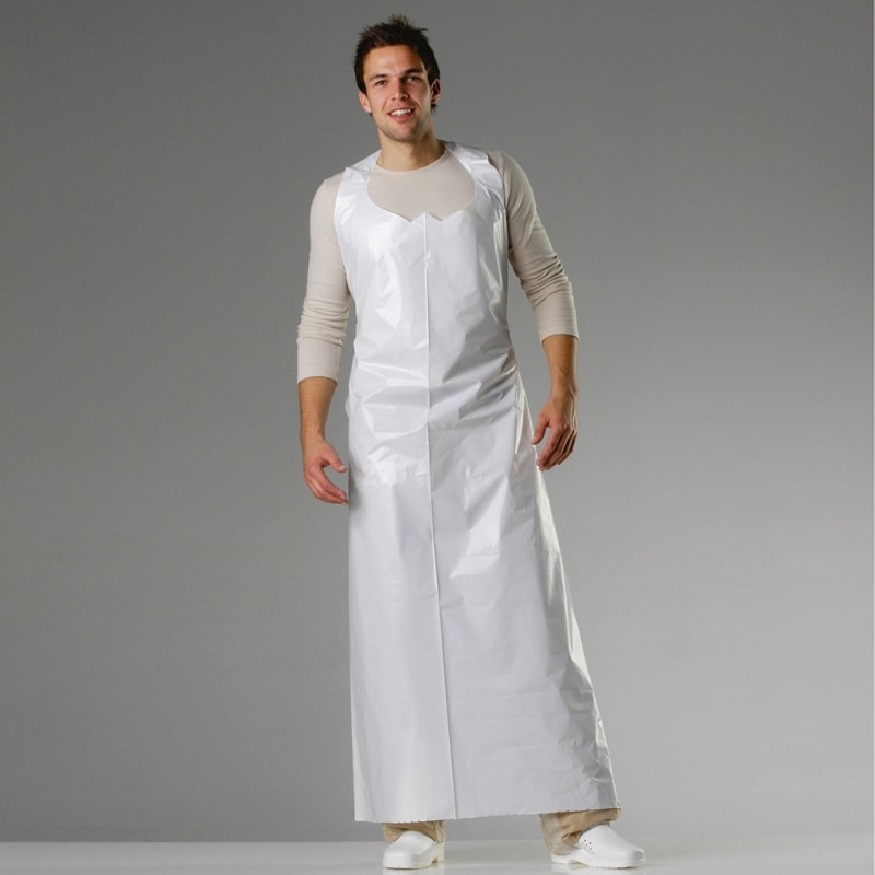 Granberg Engangsforklæde 90x150cm Hvid 50-pakke