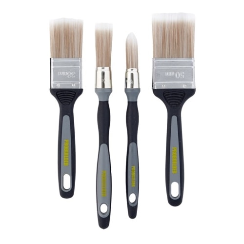 Probuilder penselsæt softgrip 4 dele