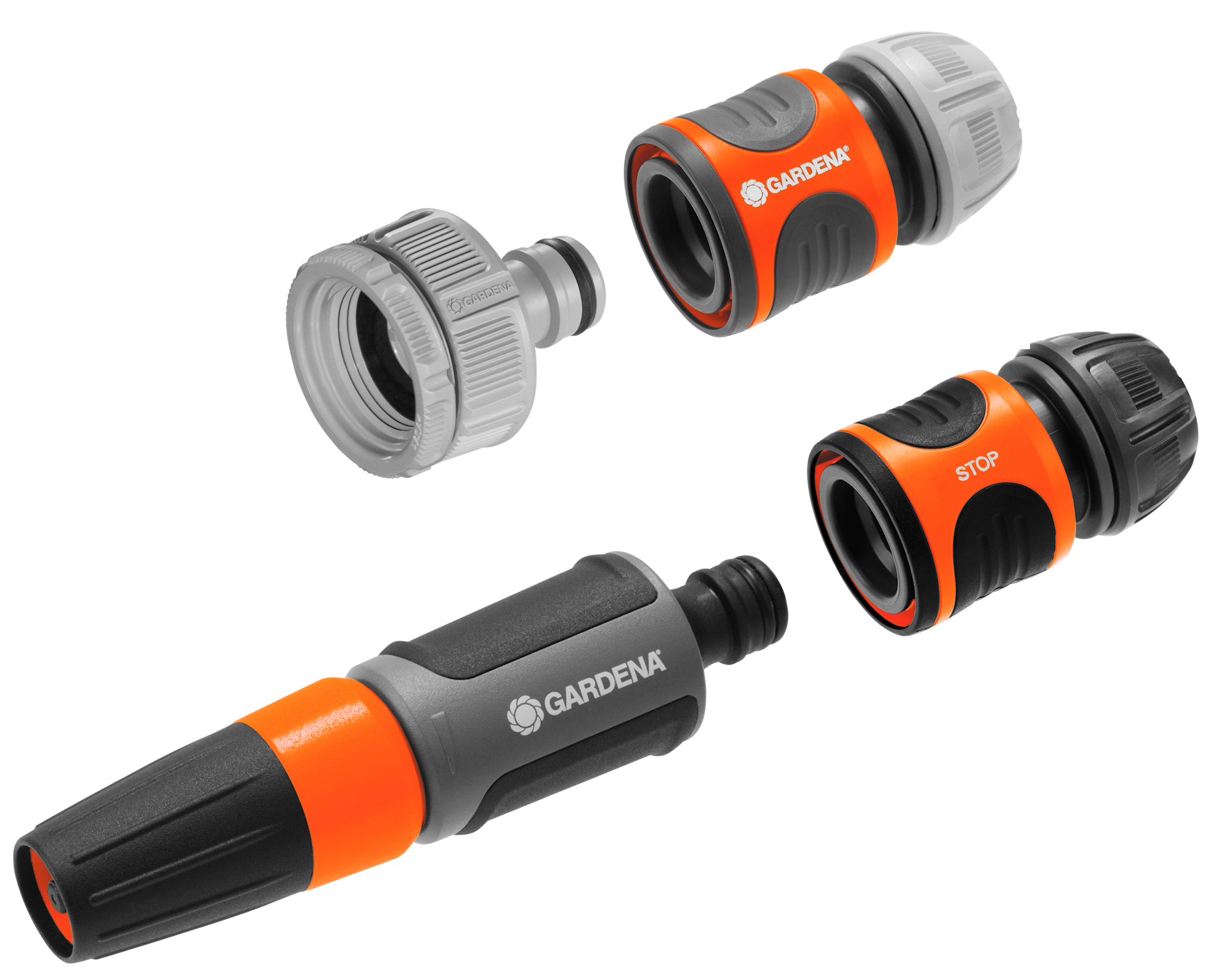 Gardena Original System basissæt med dyse og fittings