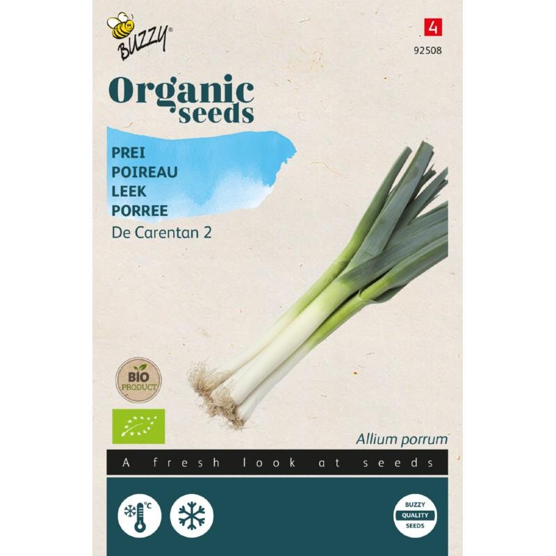 Buzzy Organic porre Leek De Carentan 2 økologiske frø
