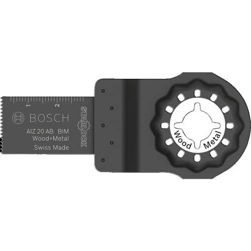 Bosch savklinge AIZ20ab bimetal 20 x 20 mm. 5 stk. pak Til Bosch Gop multicutter