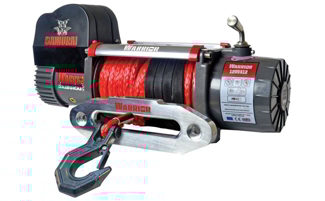 Warrior Winches Trækspil Samurai 12000lb Premium, 12V Armortek Syntetisk