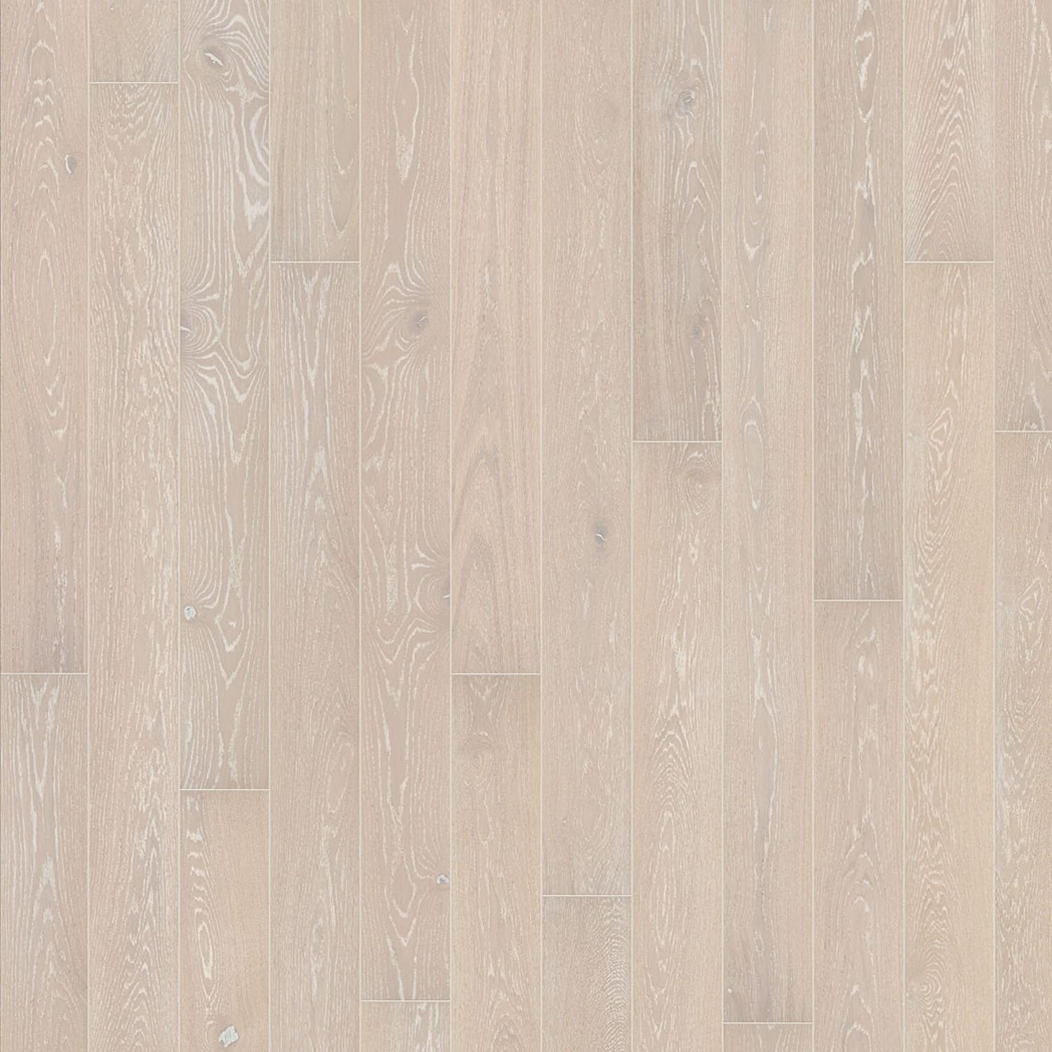 Kährs Nouveau Snow Børstet Eg parketgulv 1-stavs matlak pakke à 2,54 m2