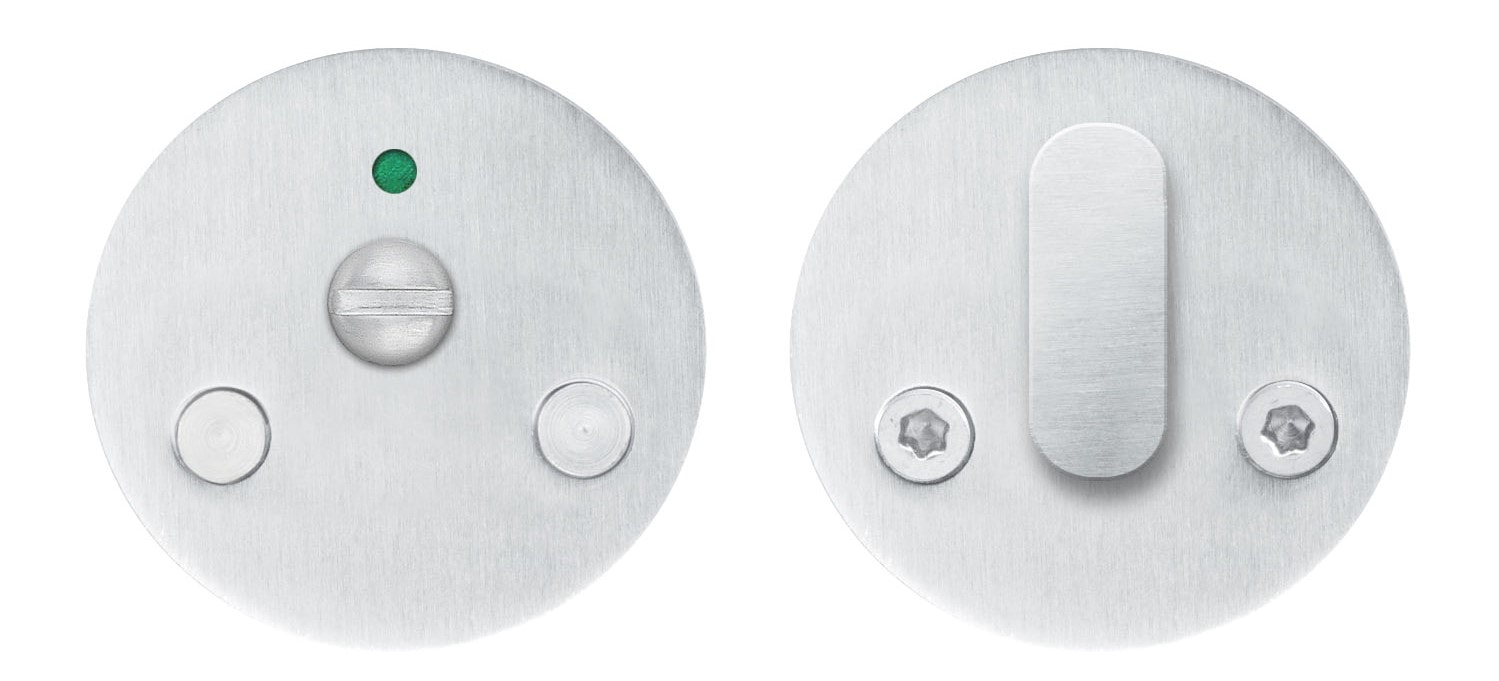 Beslagsboden B240 Spar toiletbeslag i sort Ø52 mm